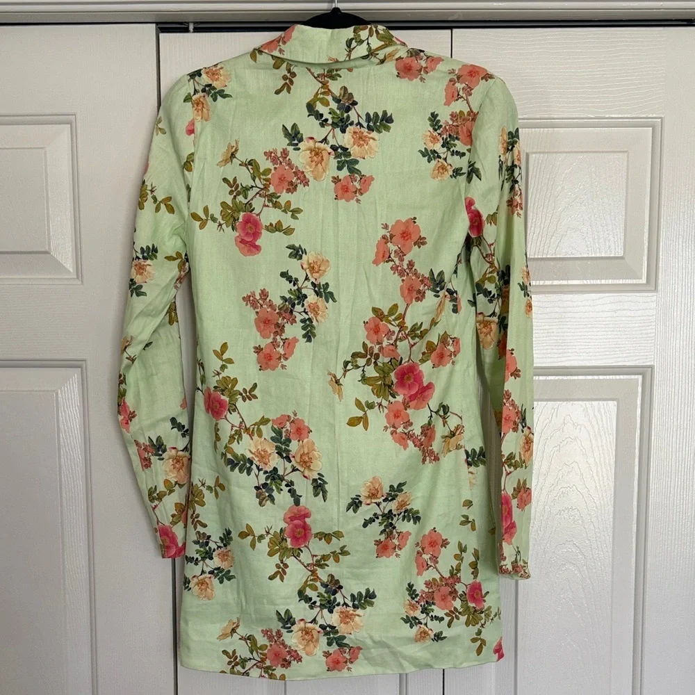 Revolve X Lovers & Friends Miller Blazer Mini in Sage Floral 🎀🌷